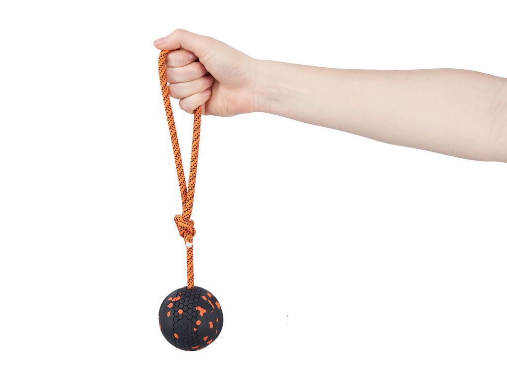 Non-Stop Dogwear Pallo Köydellä Koiranlelu, 60 mm - 2