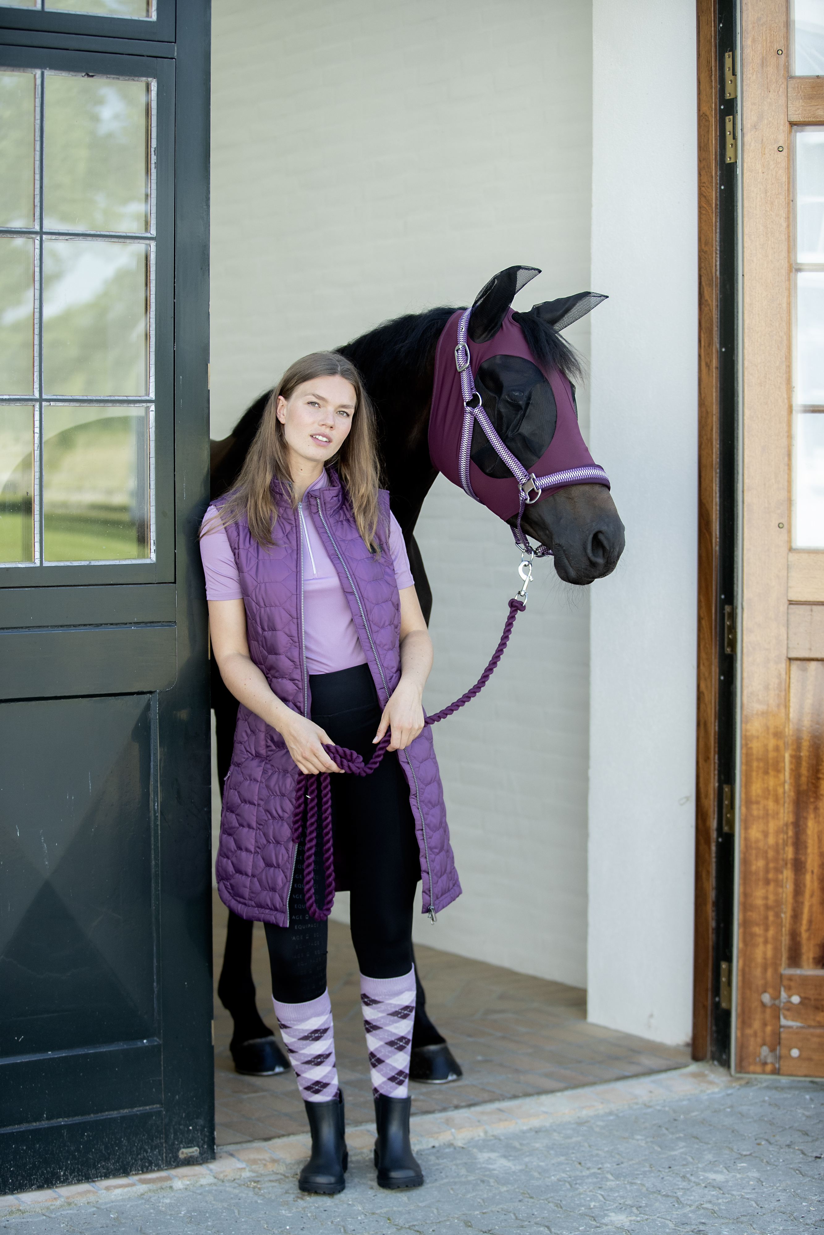 Equipage Tianna Ratsastusliivi - Italian Plum - 7