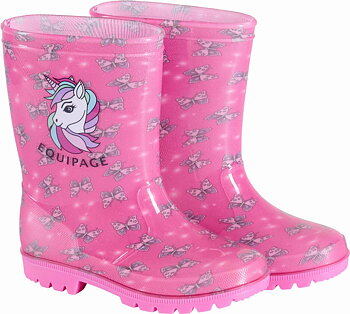 Equipage Butterfly Wellies - Phlox Pink