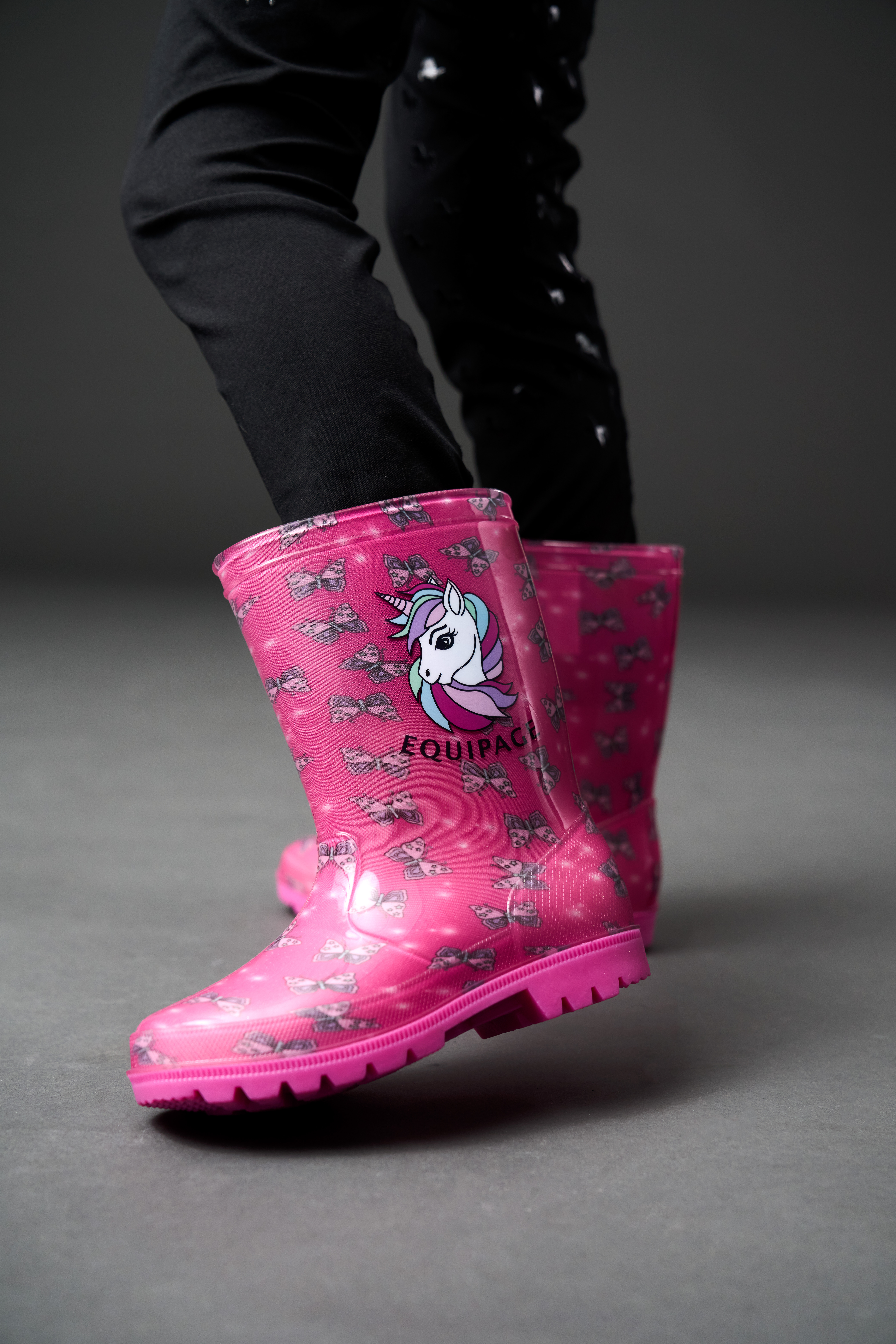 Equipage Butterfly Kumisaappaat - Phlox Pink - 5