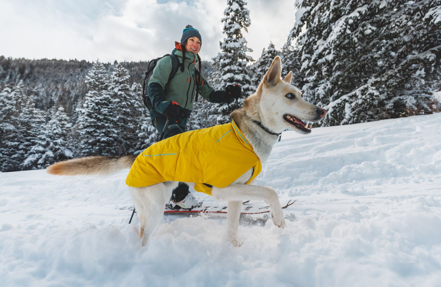 Ruffwear Vert Jacket Vintertäcke - Mineral Yellow - 13