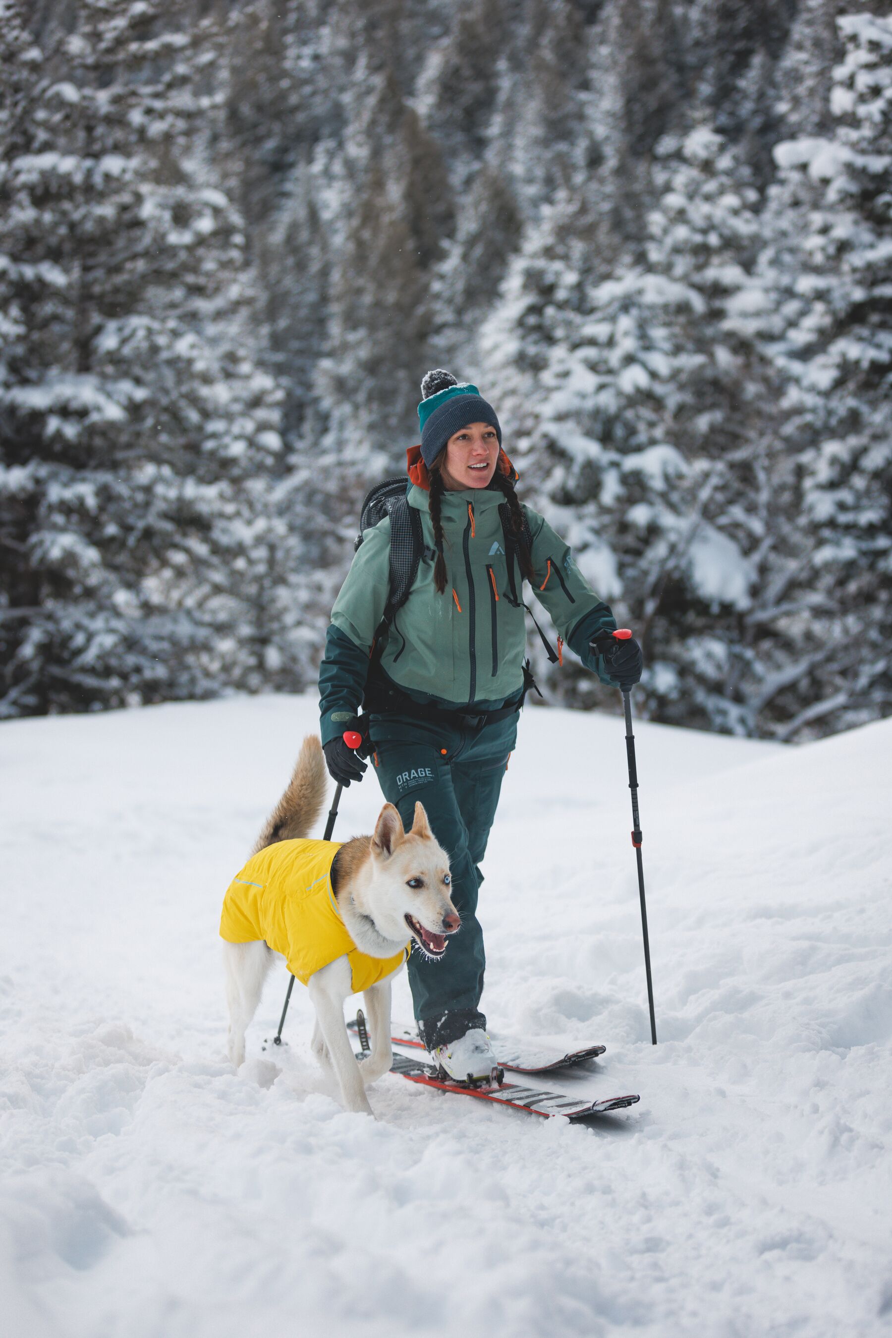 Ruffwear Vert Jacket Vintertäcke - Mineral Yellow - 12