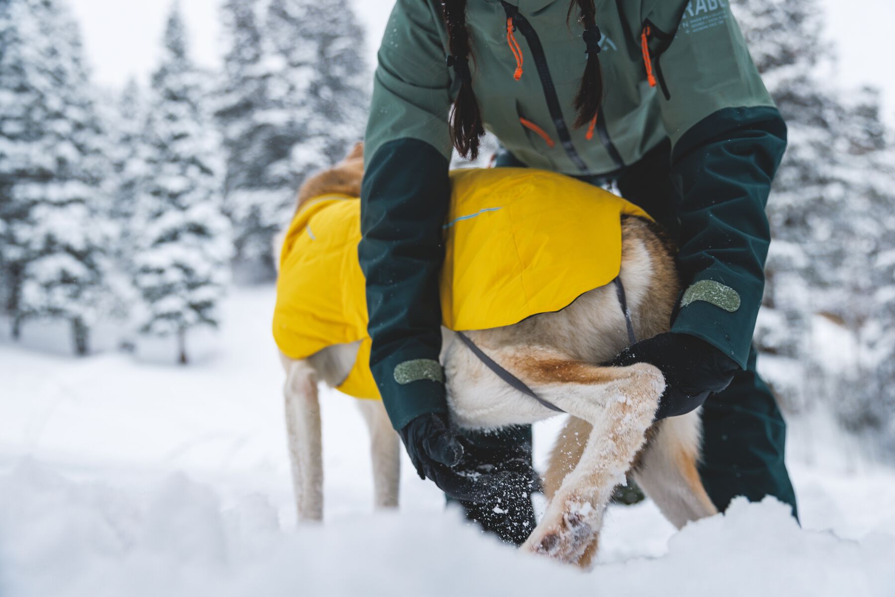 Ruffwear Vert Jacket Vintertäcke - Mineral Yellow - 11