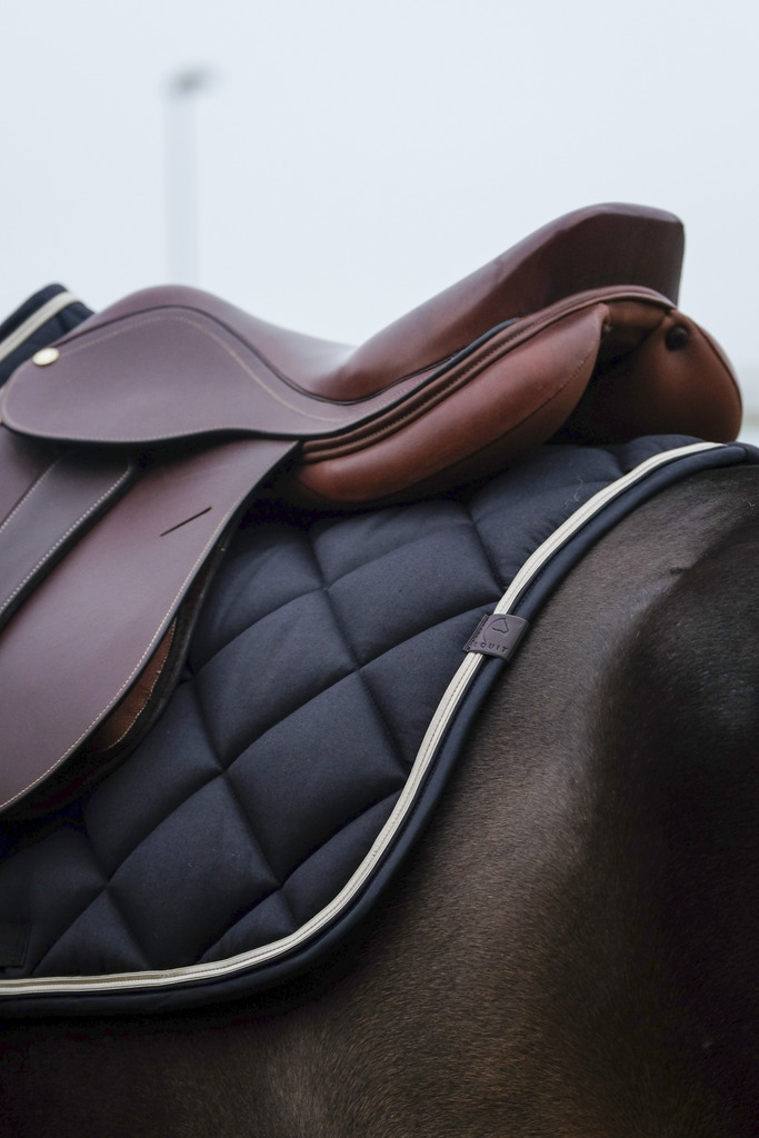 EQUITHEME 'Classic' Saddle Pad Black - Full size - 7