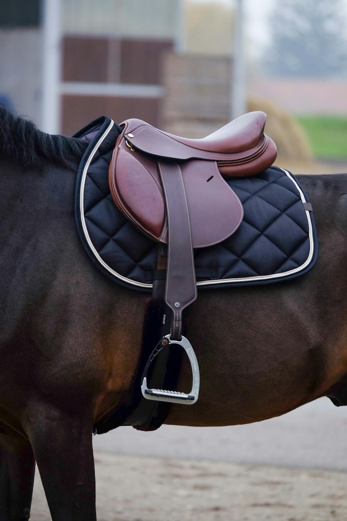 EQUITHEME 'Classic' Saddle Pad Black - Full size - 3