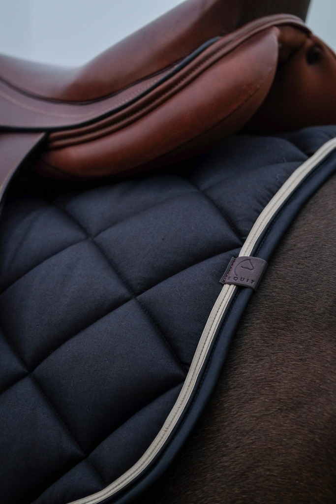 EQUITHEME 'Classic' Saddle Pad Black - Full size - 6