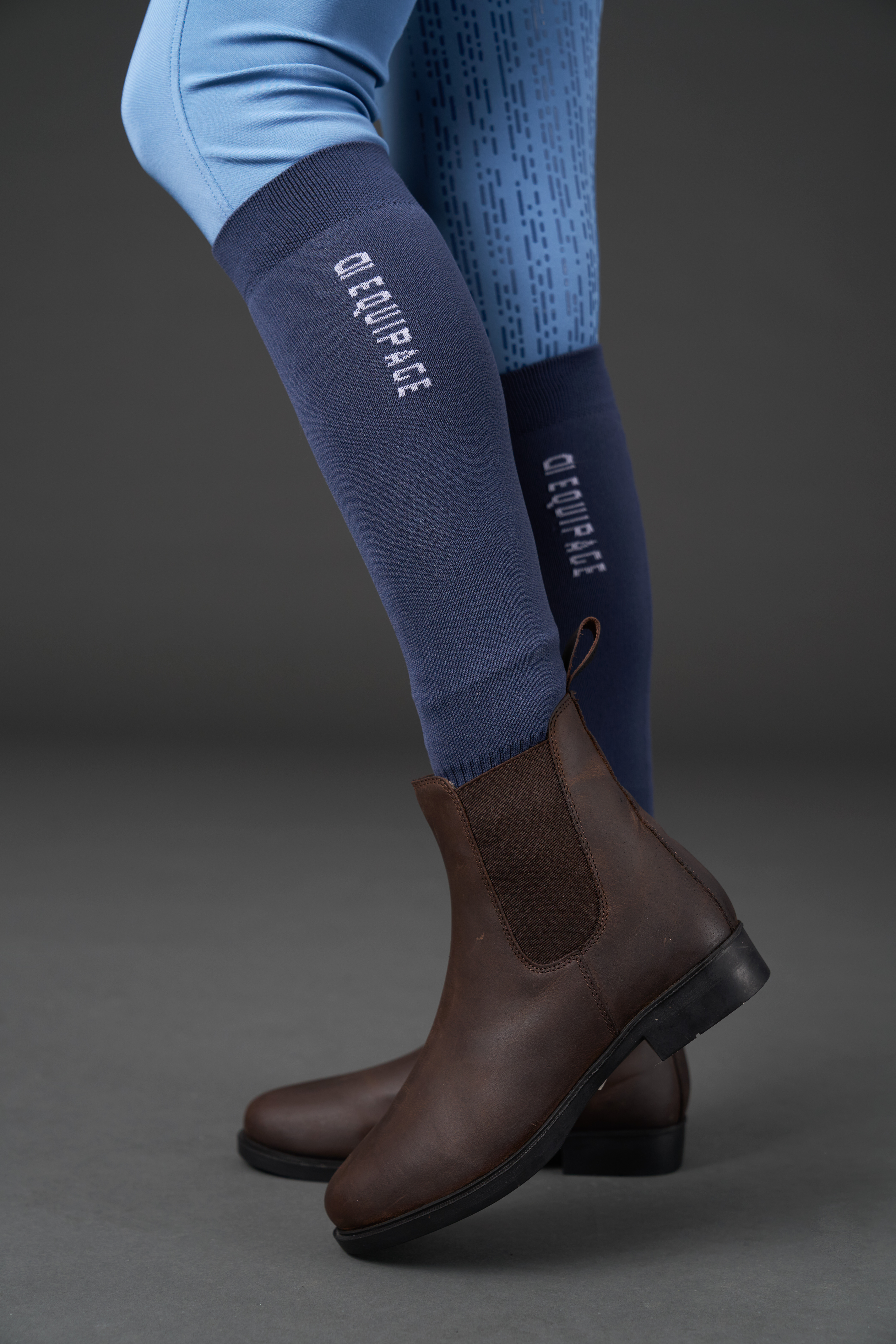 Equipage Tammy Riding Socks  - Navy - 2
