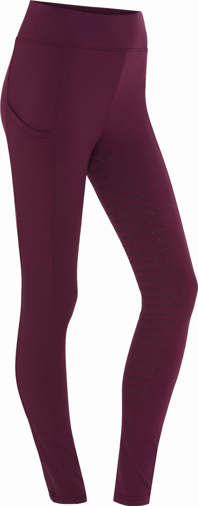 Equipage Tawny Reitleggings mit Vollbesatz - Italian Plum