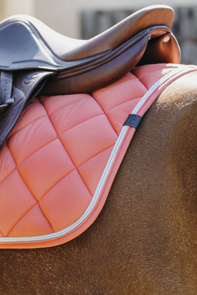 EQUITHEME 'Classic' Saddle Pad Old Pink - Full size - 5