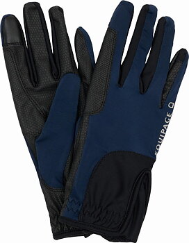 Equipage Temika Riding Gloves  - Navy