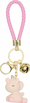Equipage Unicorn Rubber Key Hanger  - Misty Rose