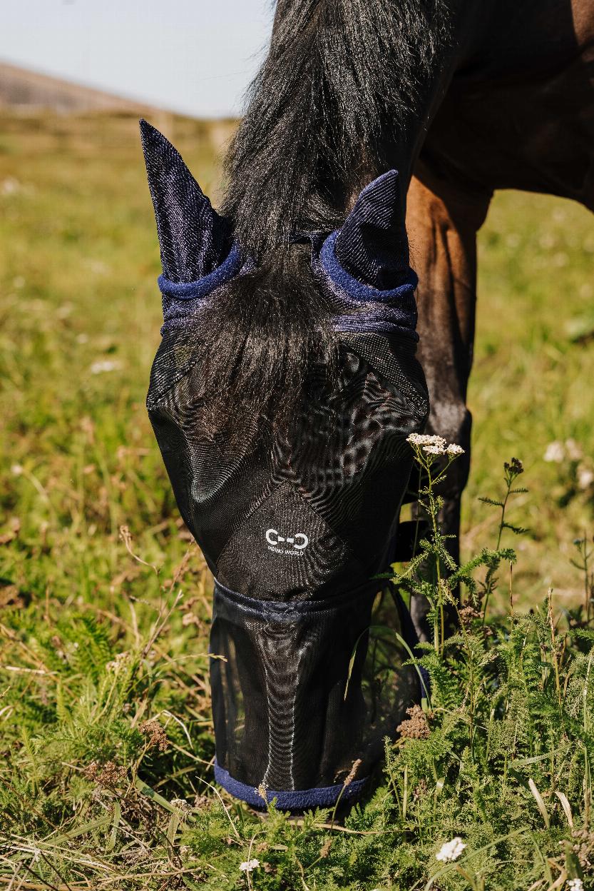 Riding World First Fluehette Navy, Pony