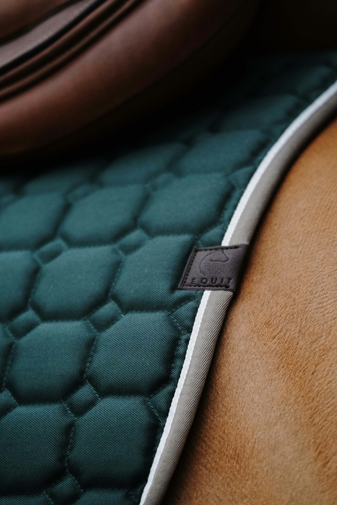 EQUITHEME 'Orion' Saddle Pad Dark Green - Full size - 6