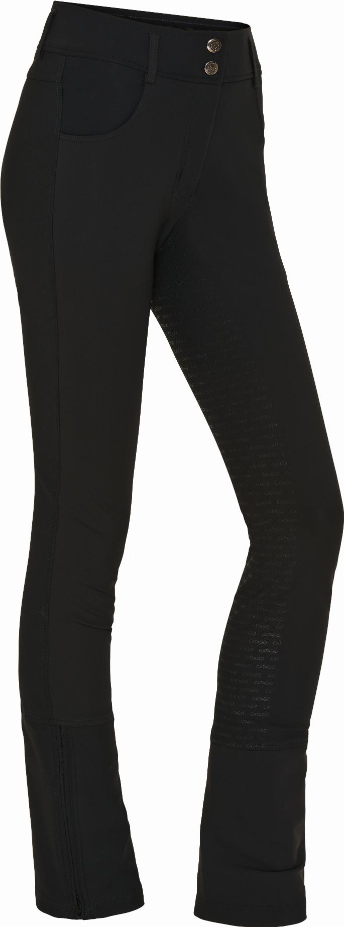 CATAGO Toby Jodhpurs Med Full Grip - Svart (32)