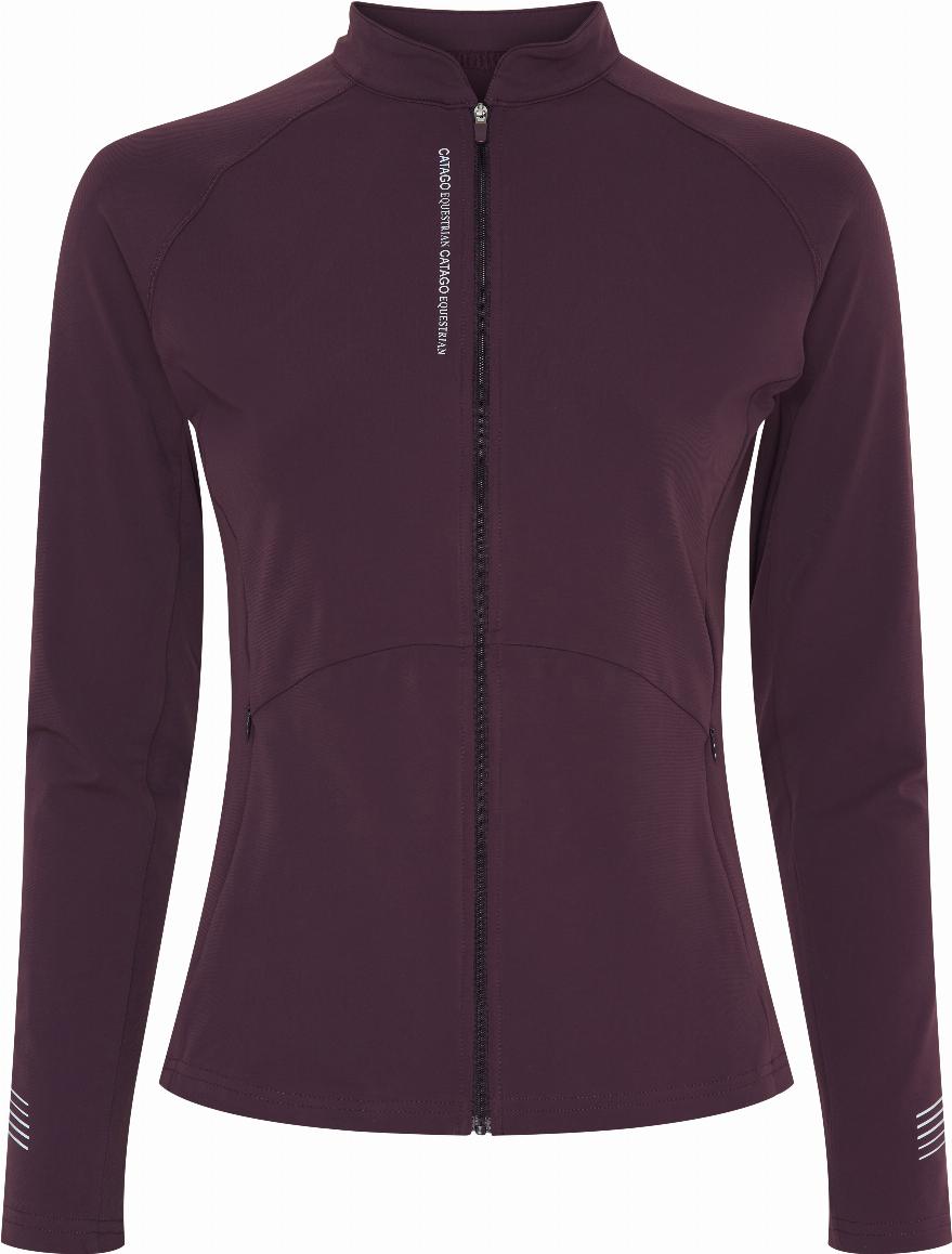 CATAGO Tabita Ridtröja - Plum Perfect (2XS)