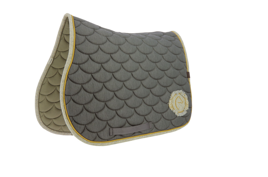 EQUITHEME 'Denim' Schabrak Grå - Full size