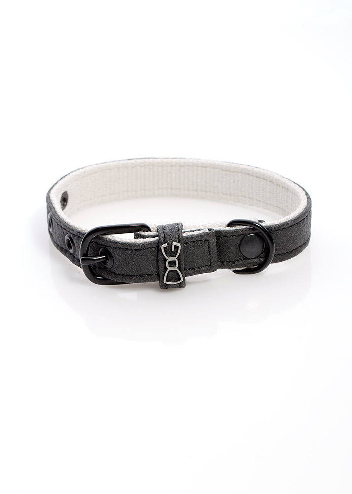 Funky Dog - Hundhalsband, Svart , M - endast detta ex