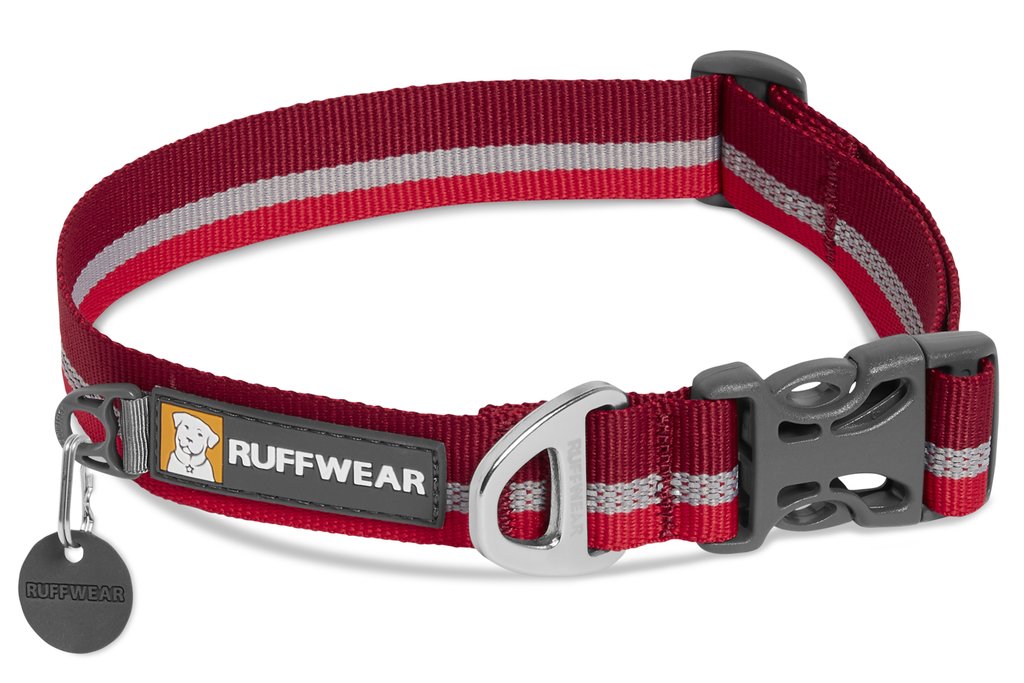 Ruffwear Reflective Dog Collar Crag Cinder Cone Red