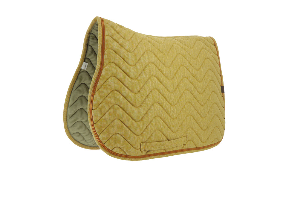 EQUITHEME 'Chevron' Schabrak Mustard - Full size