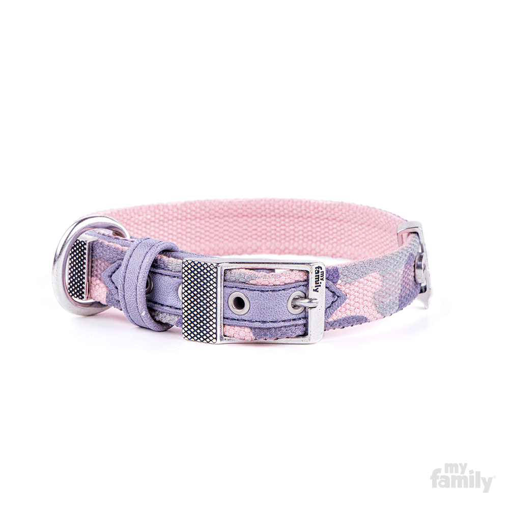 MyFamily West Point Halsband- Military Pink, 22-30cm - endast detta ex