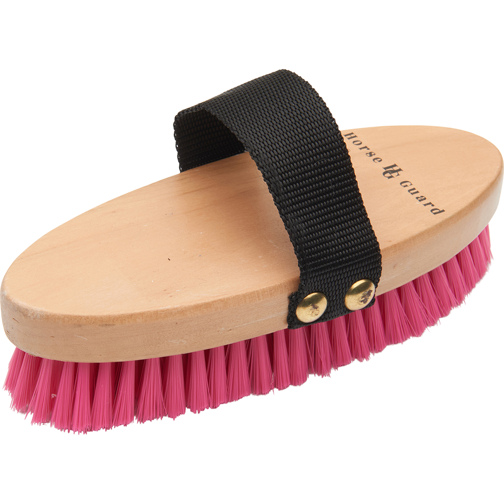 Horse Guard Ryktborste Rosa, 17,5 cm