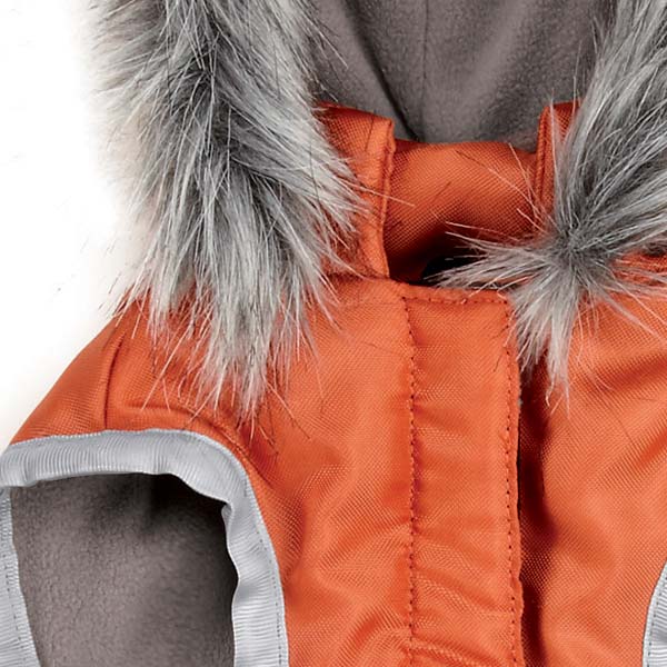 Zack & Zoey Elements Arctic Reflective Coats- Orange, XL - only this copy - 4