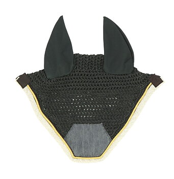 EQUITHEME 'Denim' Fly Mask Grey - Full size