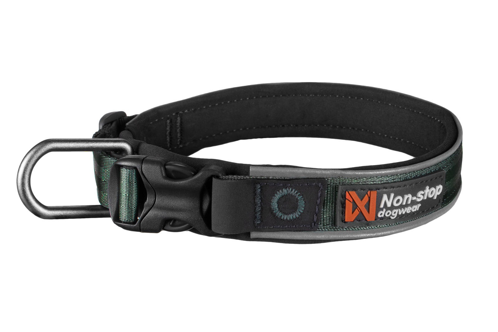 Non-stop Dogwear Roam Collar, Green, 55-60cm - 2