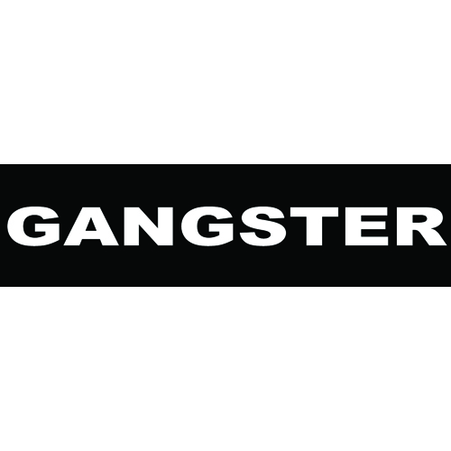 "Gangster" Kardborremärke, small, L