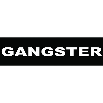 "Gangster" Kardborremärke, small, L