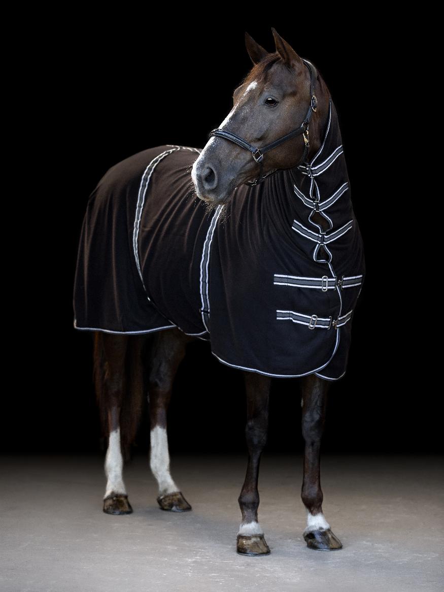 HorseGuard Fleecetäcke Med Hals - Svart