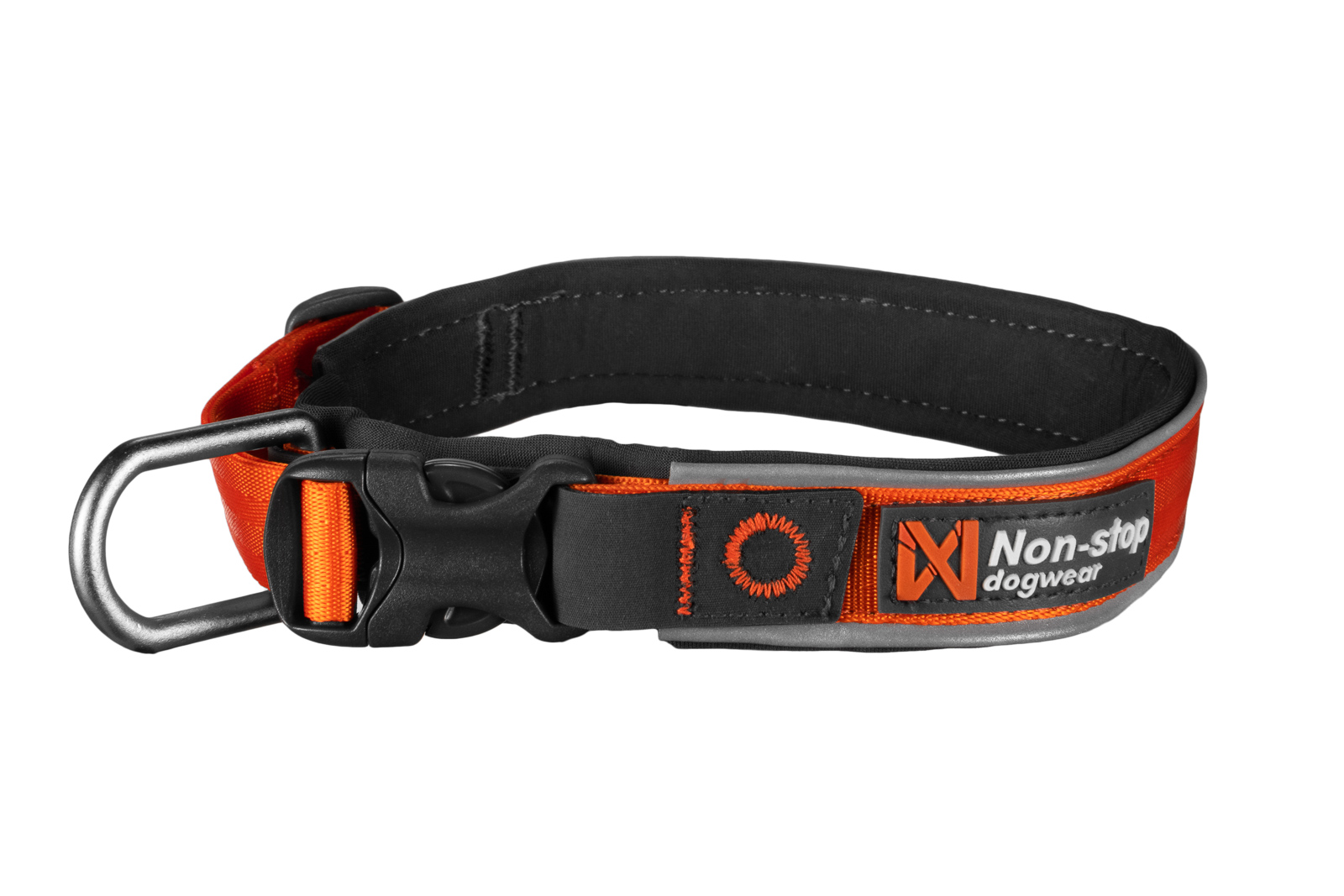 Non-stop Dogwear Roam Collar, Orange, 40-45cm - 6