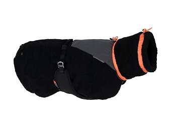 Non-Stop Dogwear Trekking Fleece Hundtäcke - Svart/Orange , 33