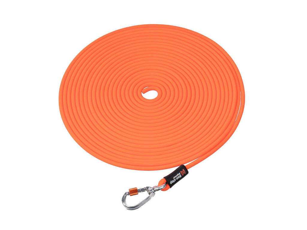 Non-Stop Dogwear Protector Pitkä Pyöreä Jälkiliina - Oranssi, 10 m - 4