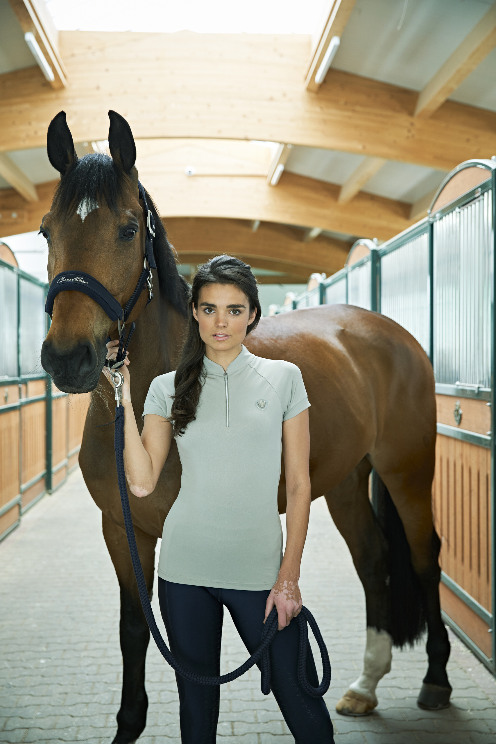 Covalliero Polo Topp - Ljusgrön