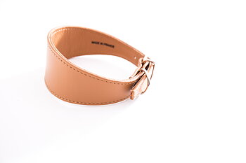 Martin Sellier - Halsband till Vinthund - Brunt, 30 - endast detta ex