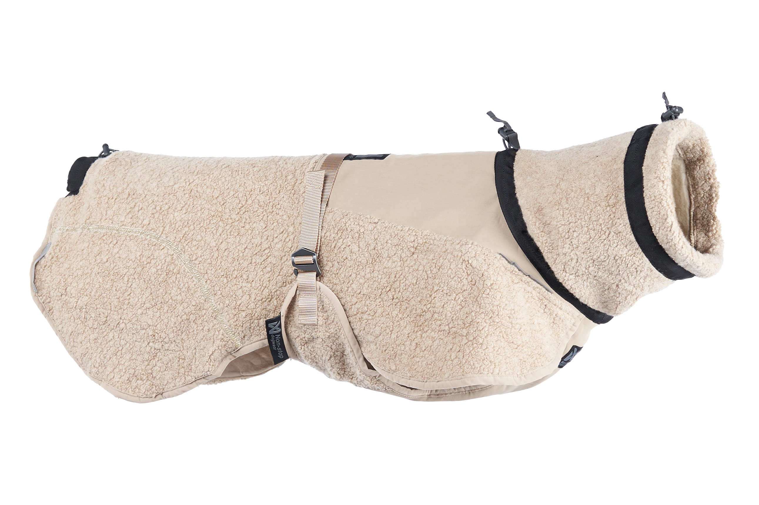 Non-Stop Dogwear Wool Dog Jacket - Sand, 27