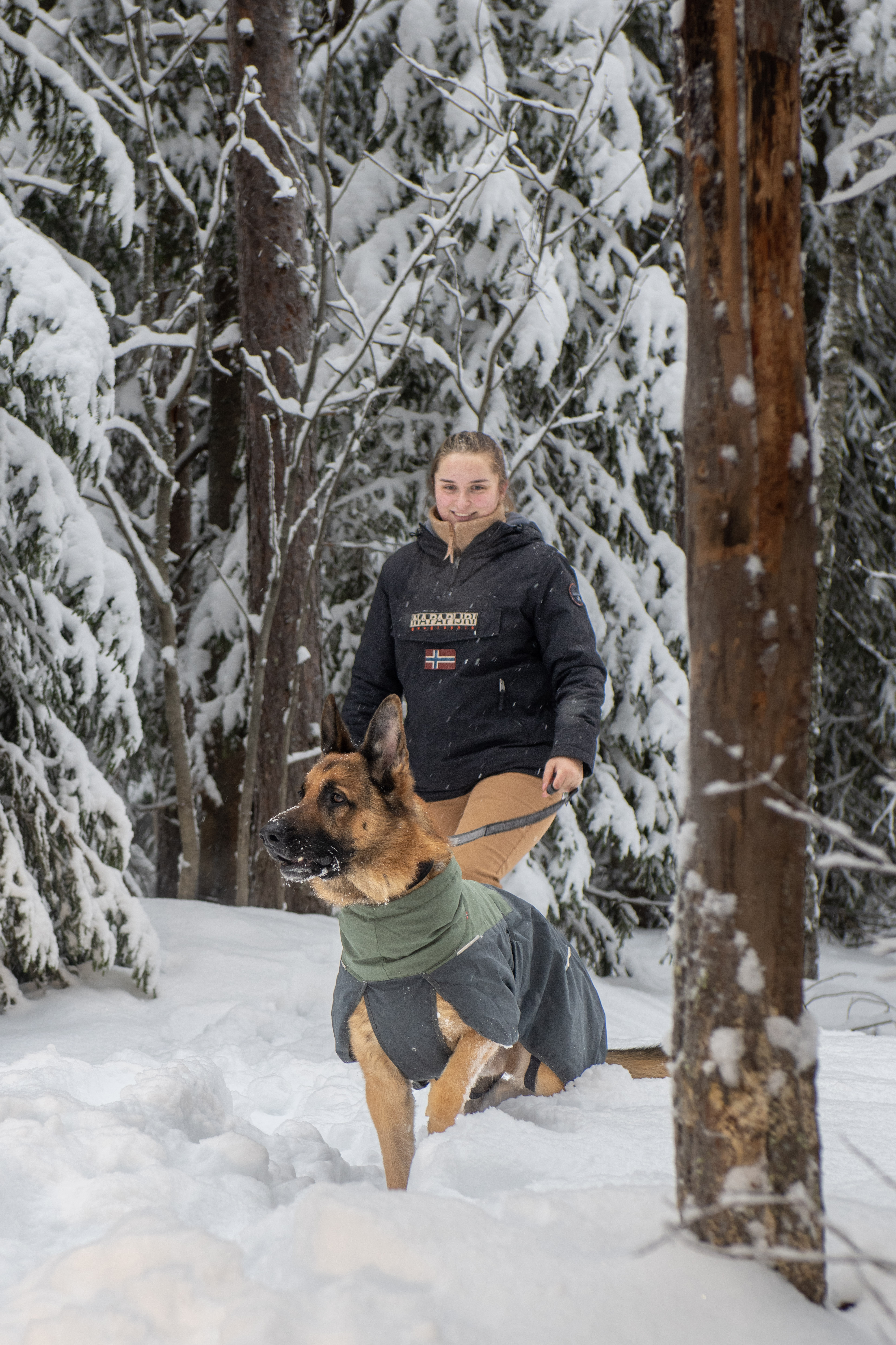 Non-Stop Dogwear Glacier Wool Jacket 2.0 - Grün/Grau, 90 - 9