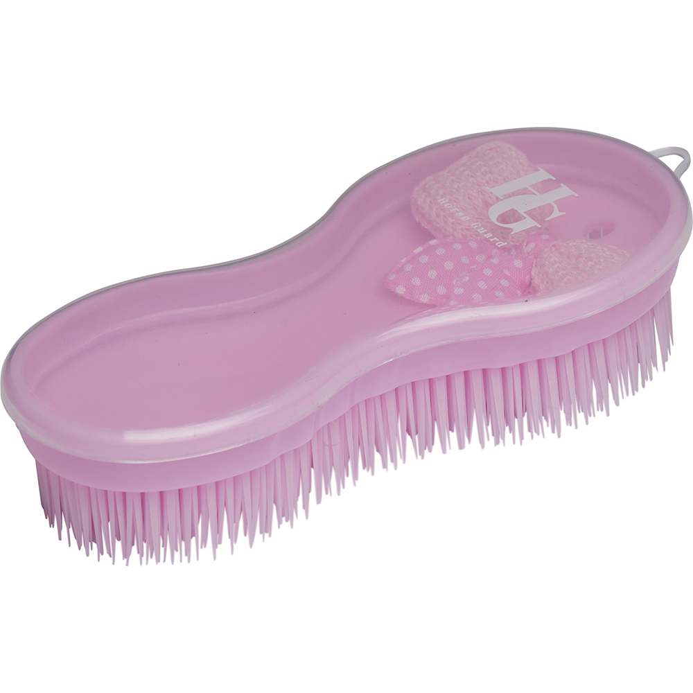 Horse Guard Piggborste Multi Brush med Rosett - Rosa, onesize
