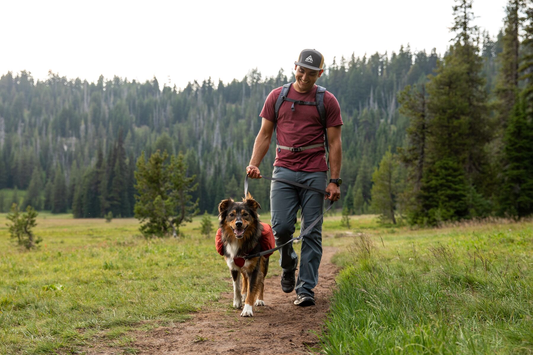 Ruffwear Switchbak™ Leash - River Rock Green