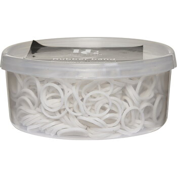 Horse Guard Rubber bands white, 750 pcs.