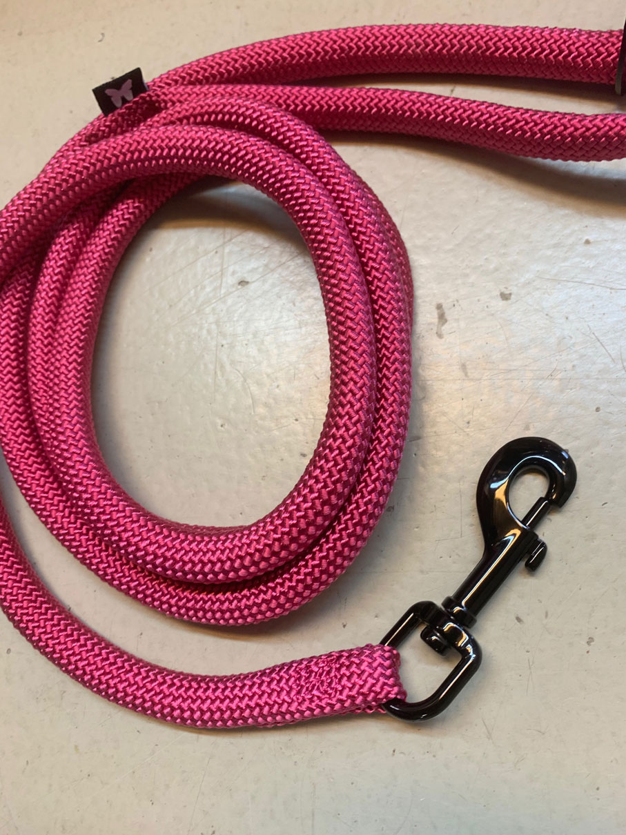 Martin Sellier Round Nylon Dog Leash - Rose, 3 m - only this copy