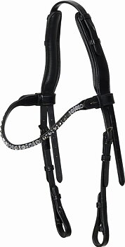 CATAGO Icelandic Bridle Neckpiece - Black, Cob