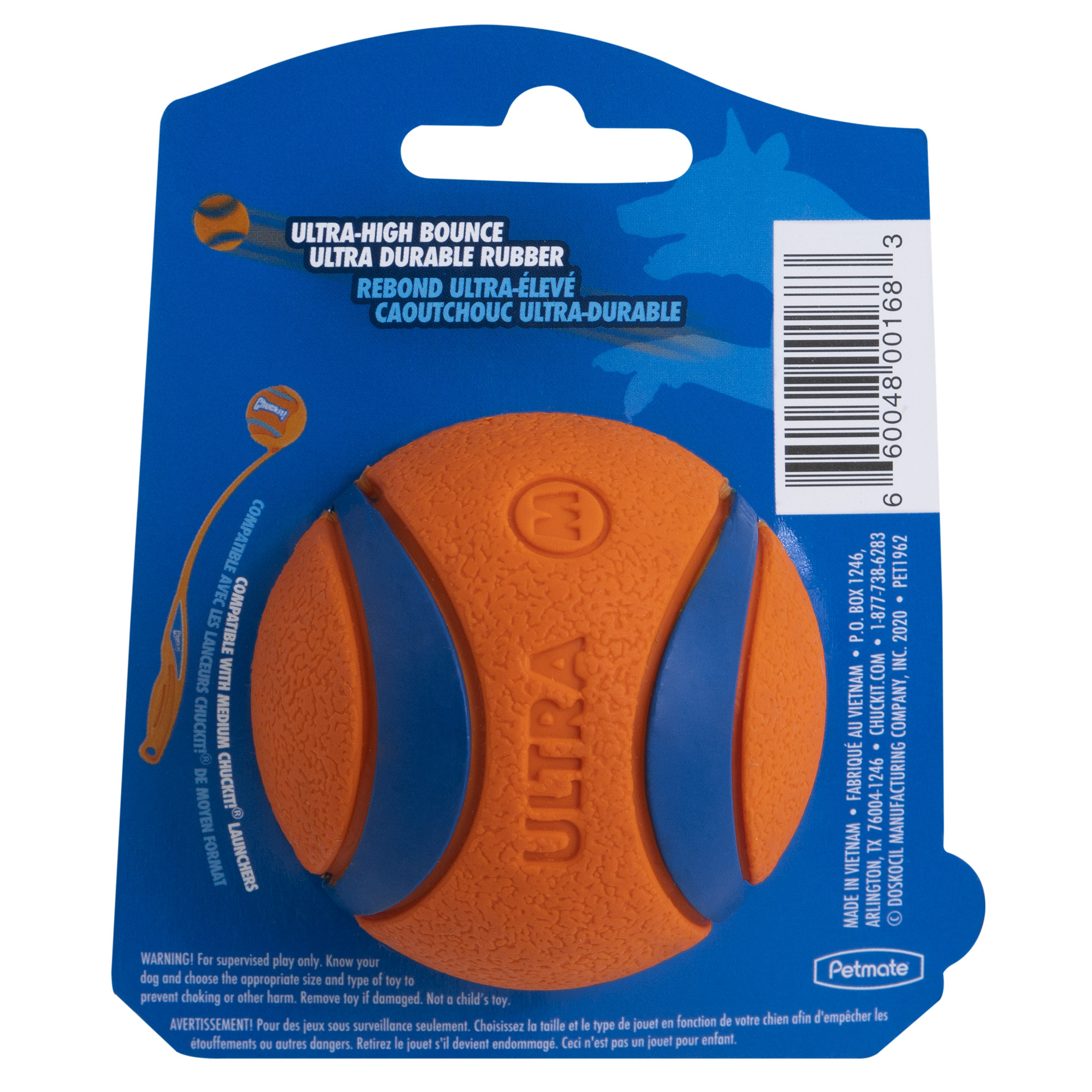 CHUCKIT Ultra Koiranlelu - Orange/Blue - 4