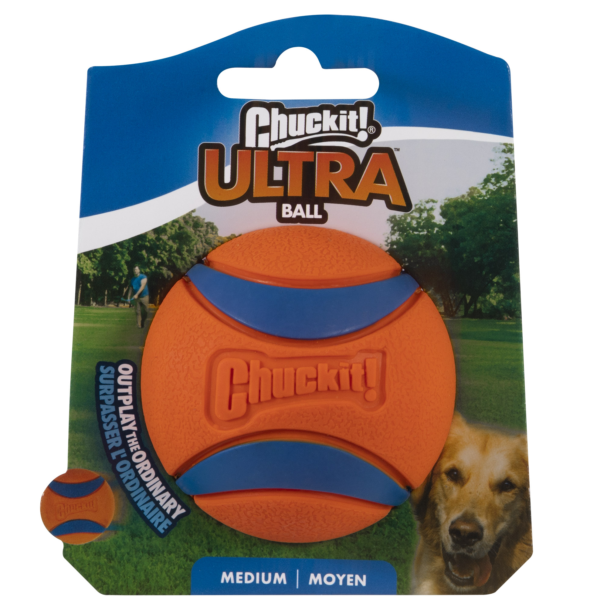 CHUCKIT Ultra Koiranlelu - Orange/Blue - 3