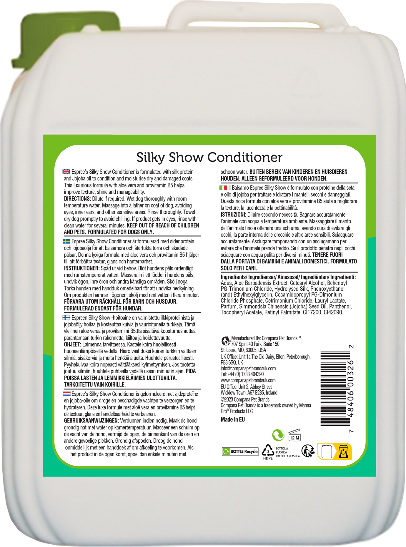 Espree Silky Show Conditioner 5L - 2
