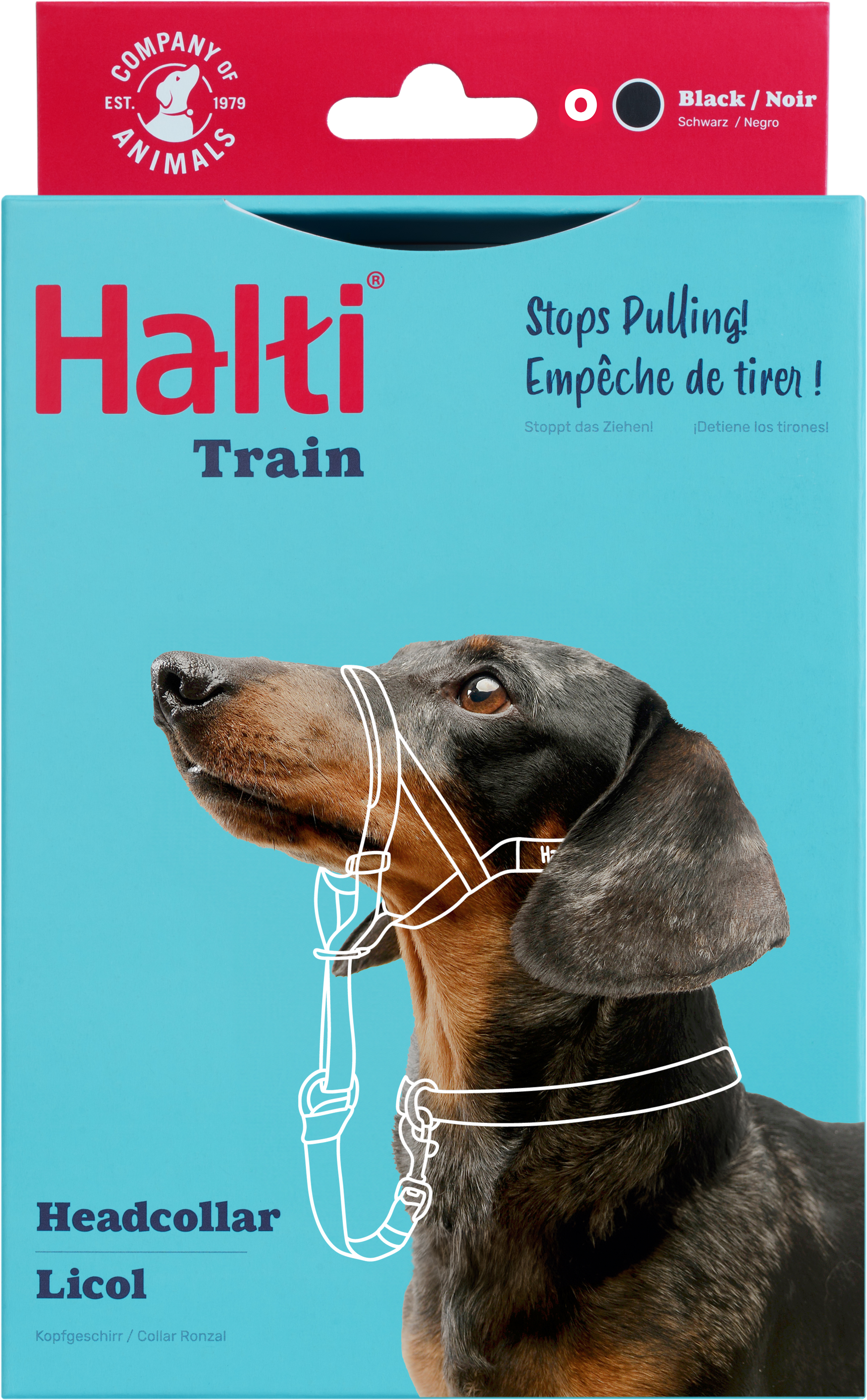 Halti Antidrag Hundsele - Svart - 2