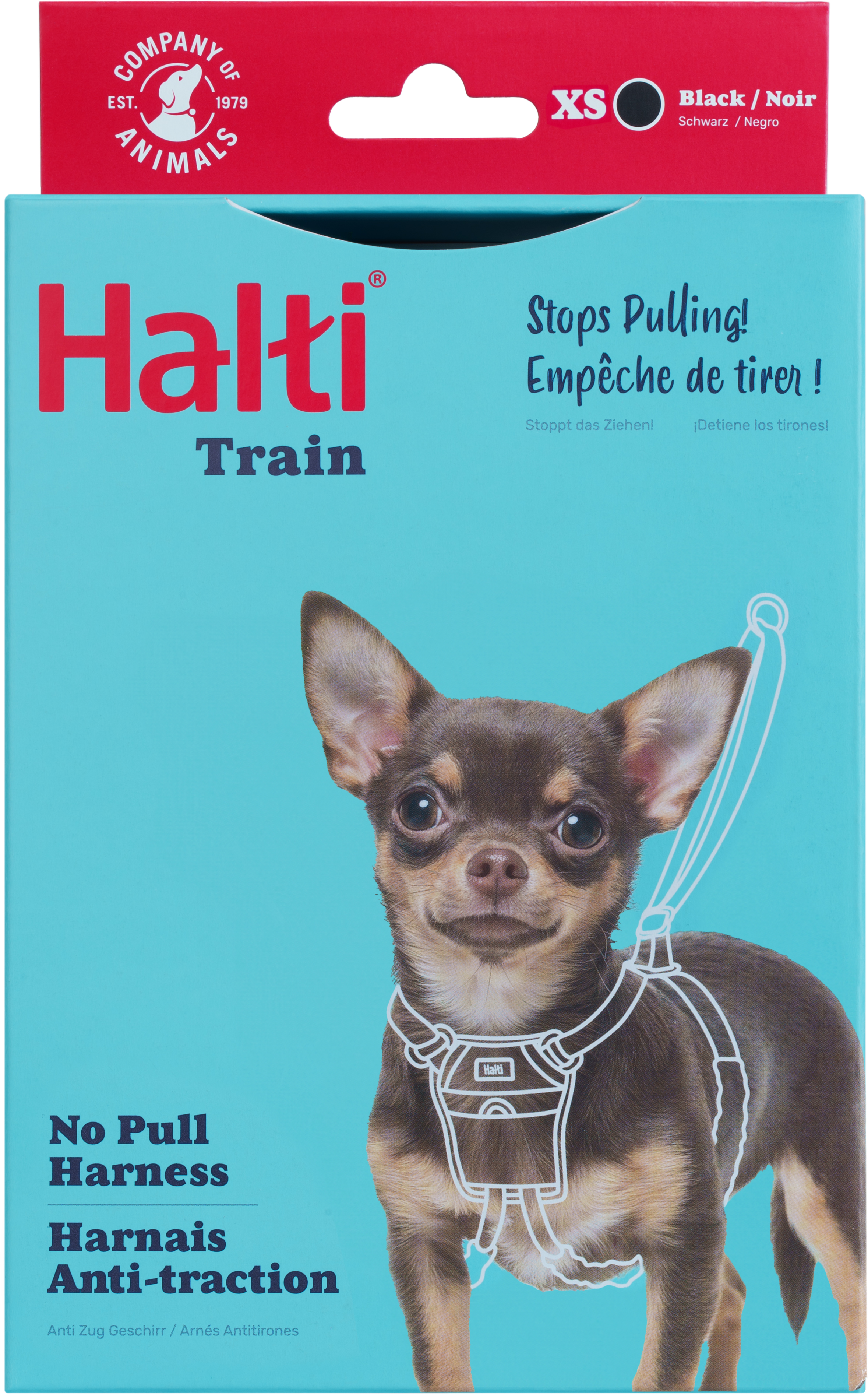 Halti No Pull Dog Harness Black Petster Suomi