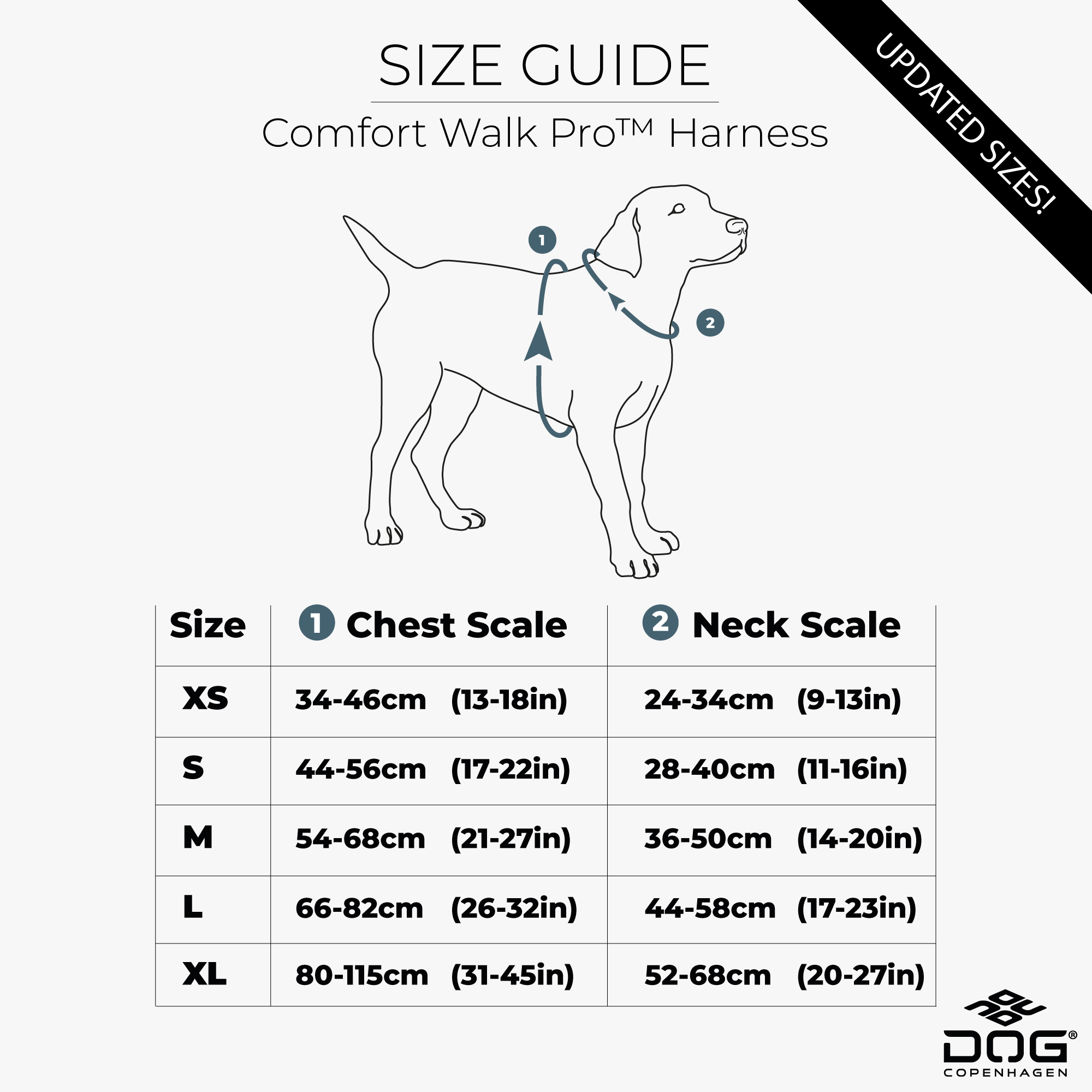 Good2go front walking harness size chart hotsell