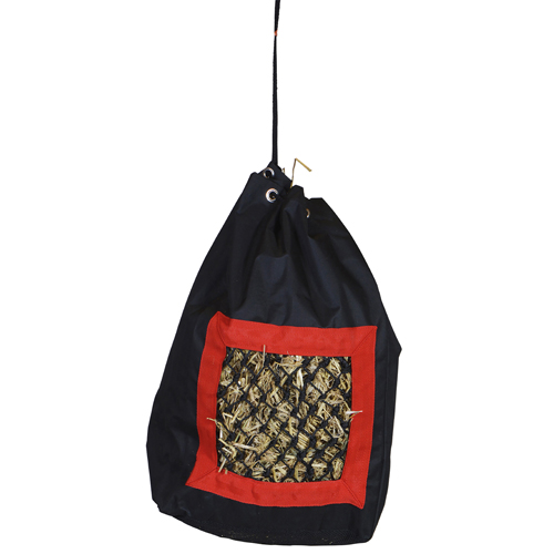 Horse Guard Höpåse m/mesh botten svart/röd, onesize